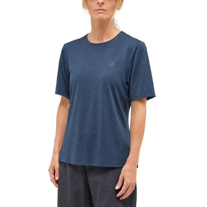Haglofs Womens L.I.M Ridge Tee Tarn Blue-3