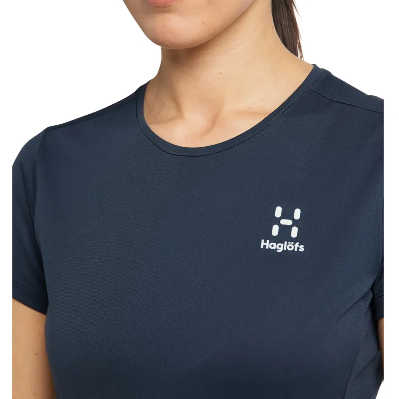 Haglofs Womens L.I.M Tech Tee Tarn Blue-5