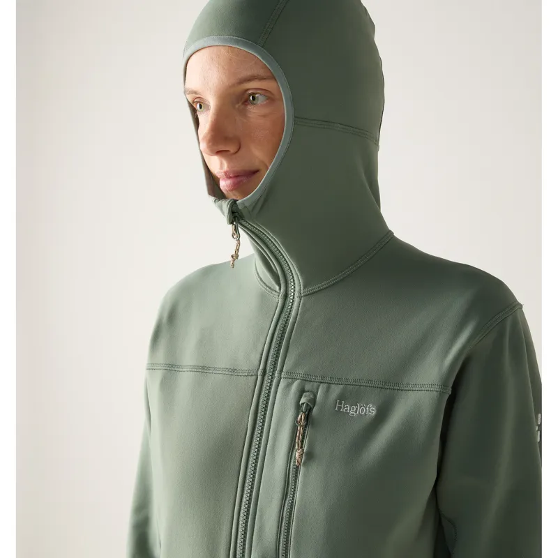 Haglofs Women's Rosson Mid Hood Chlorophyll-9