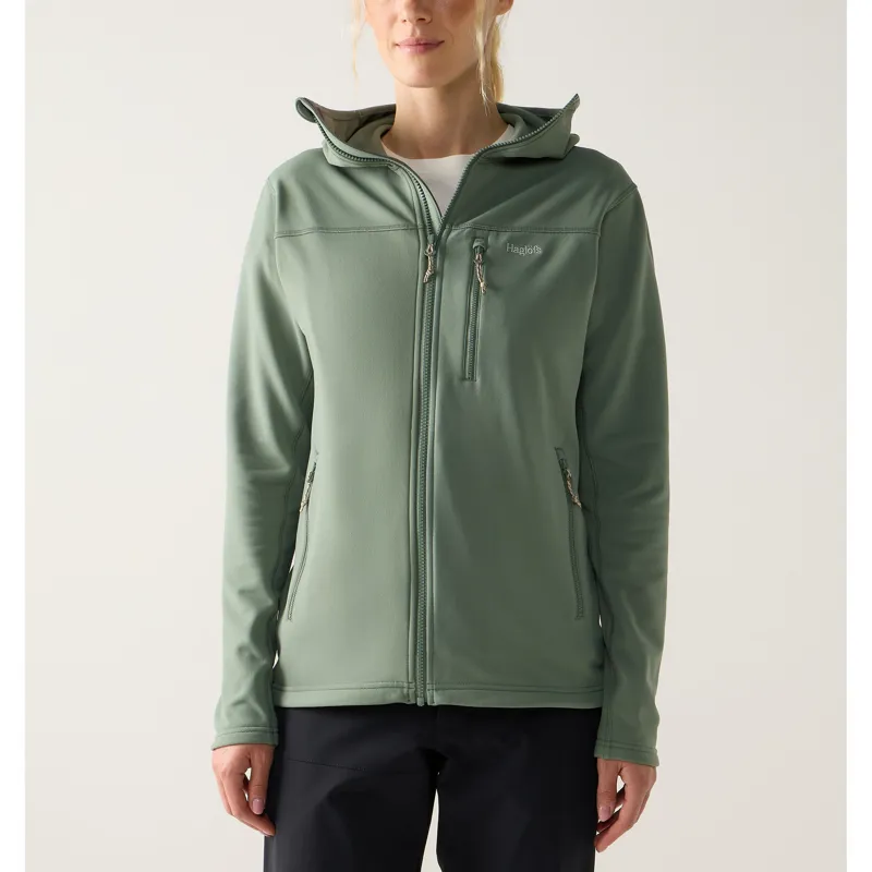 Haglofs Women's Rosson Mid Hood Chlorophyll-3
