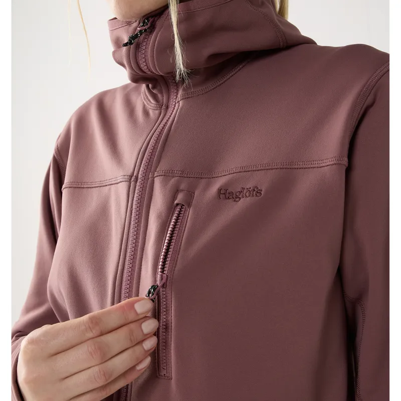 Haglofs Women's Rosson Mid Hood Mauve-7