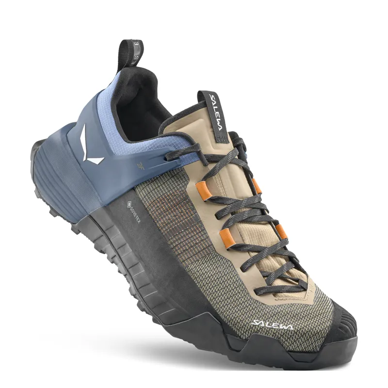 Salewa Men's Wildfire NXT GTX Shoes Quicksand Dark Denim-2