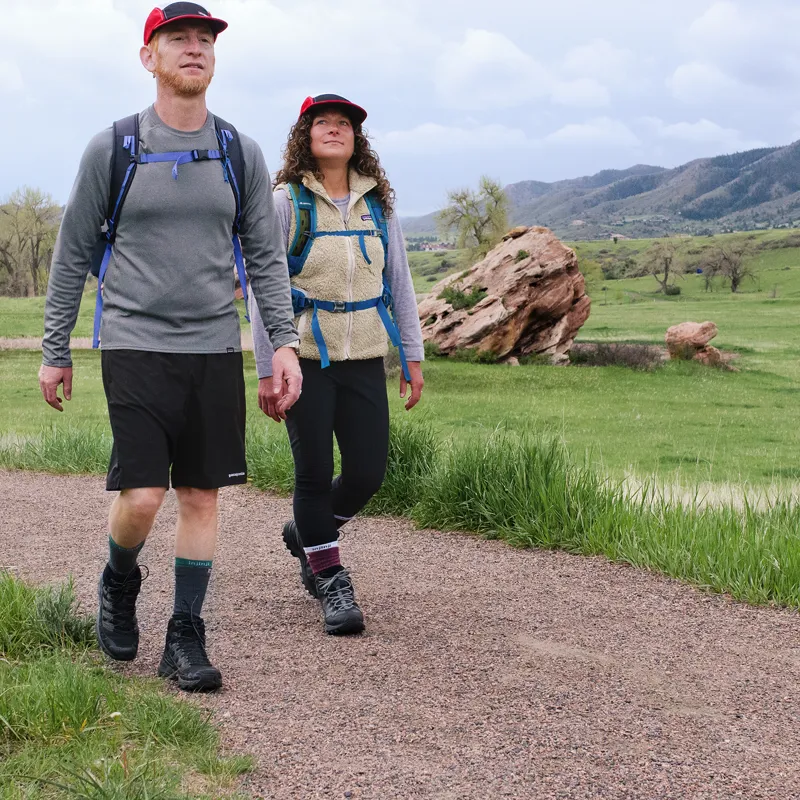 Injinji Men's Liner plus Hiker Toe Socks Charcoal Heather Grey-3