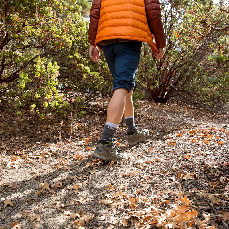 Injinji Men's Liner plus Hiker Toe Socks Charcoal Heather Grey-4