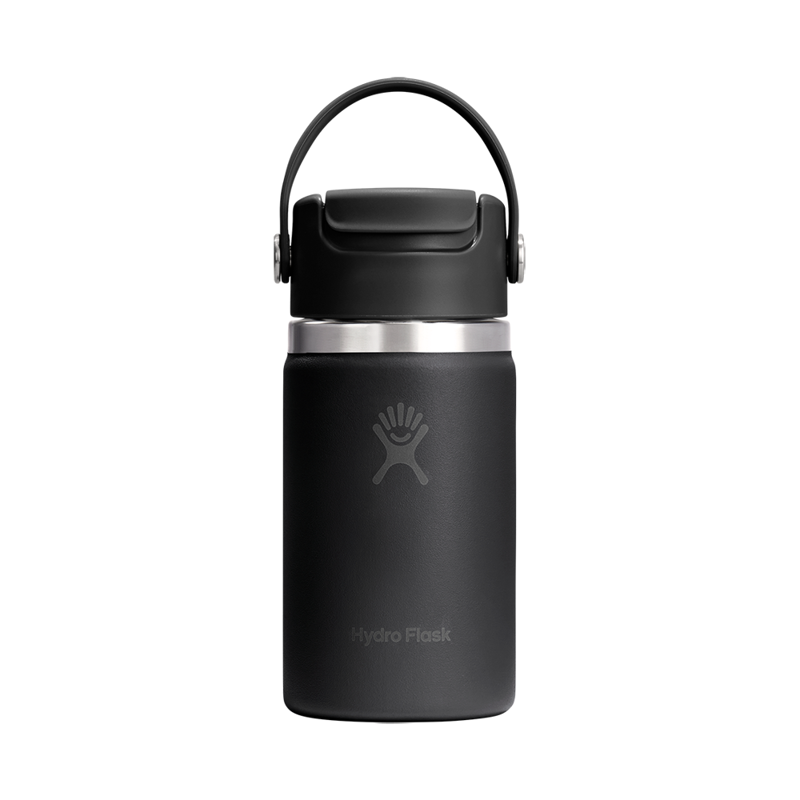 Hydro Flask 12oz Travel Mug Flip Sip Cap Black-1