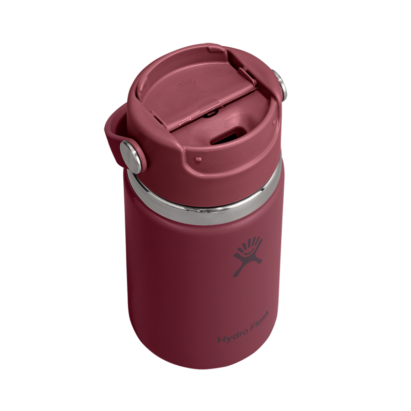 Hydro Flask 12oz Travel Mug Flip Sip Cap Burgundy-3