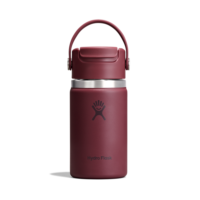 Hydro Flask 12oz Travel Mug Flip Sip Cap Burgundy