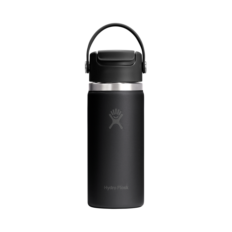 Hydro Flask 16oz Travel Mug Flip Sip Cap Black