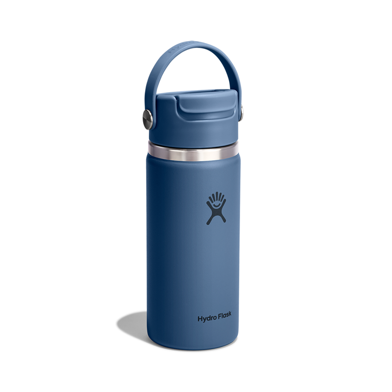 Hydro Flask 16oz Travel Mug Flip Sip Cap Harbor Blue-1