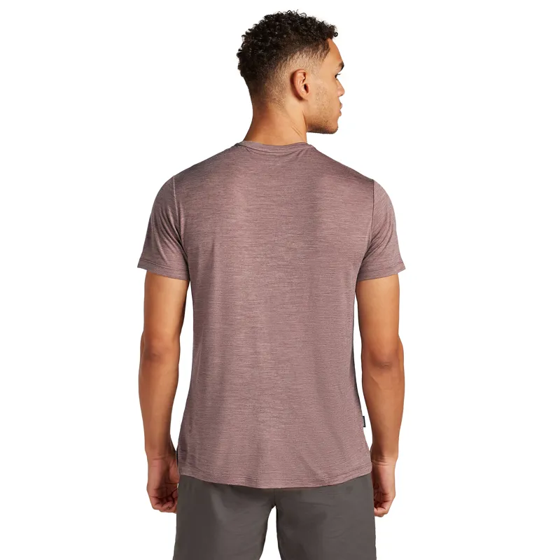 Icebreaker Mens 125 Cool-Lite Sphere III SS Tee Carob Heather-2