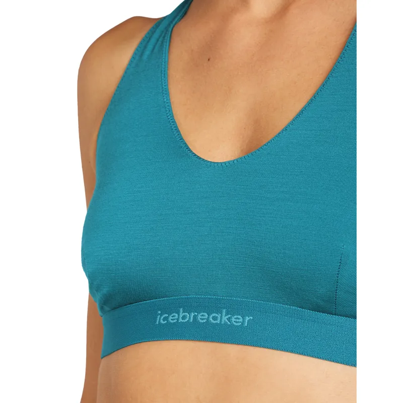 Icebreaker Women's 125 Cool Lite Sprite Racerback Bra Topaz-7