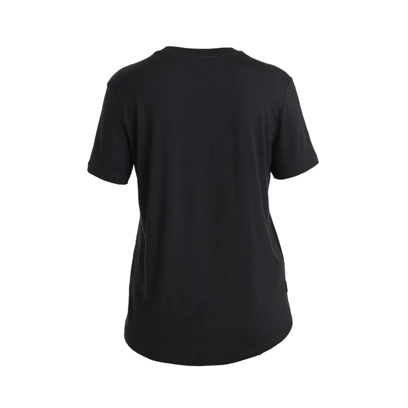Icebreaker Womens 150 Tech Lite III SS Relax Tee Black-1