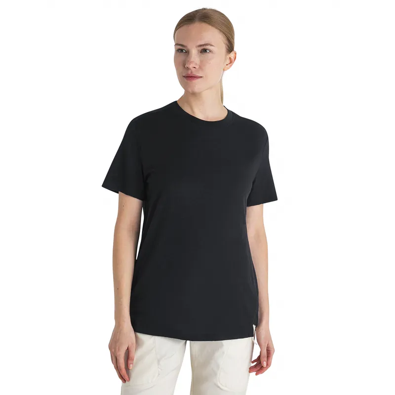 Icebreaker Womens 150 Tech Lite III SS Relax Tee Black-2