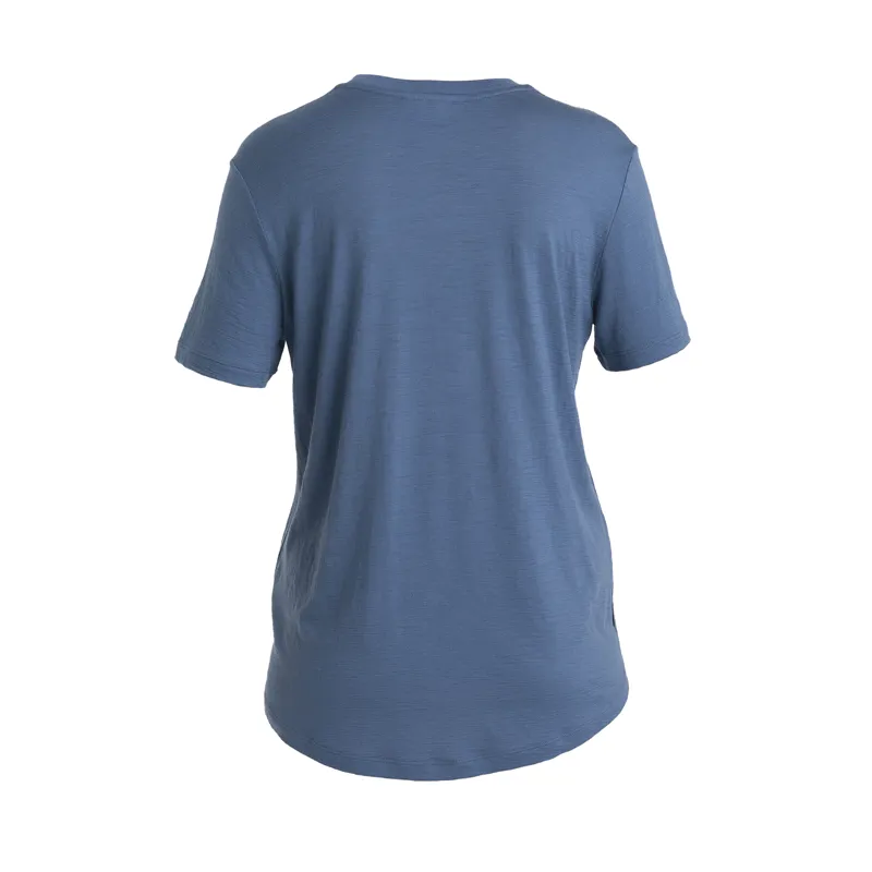 Icebreaker Womens 150 Tech Lite III SS Relax Tee Dawn-1