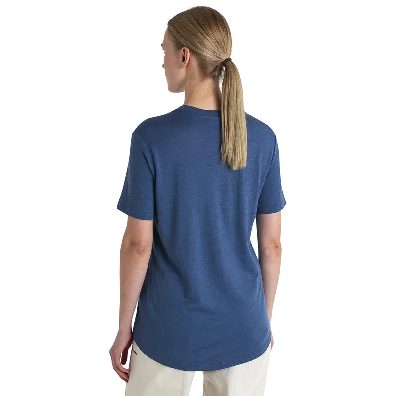 Icebreaker Womens 150 Tech Lite III SS Relax Tee Dawn-3