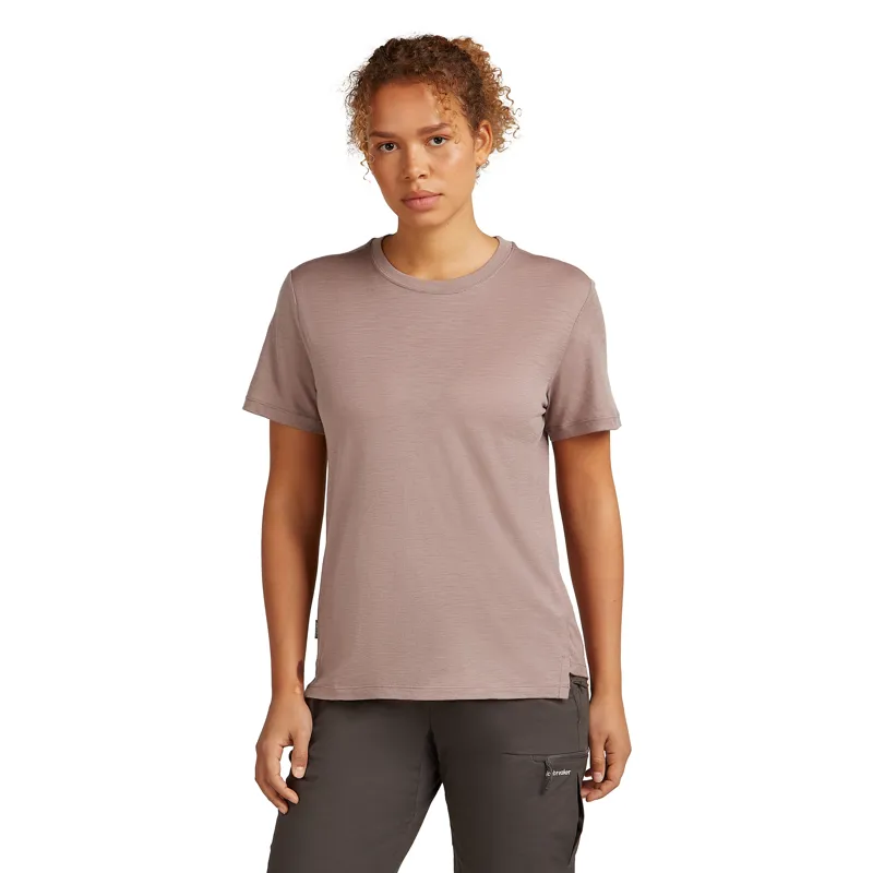 Icebreaker Women's 150 Tech Lite III SS Relaxed T Summit-1