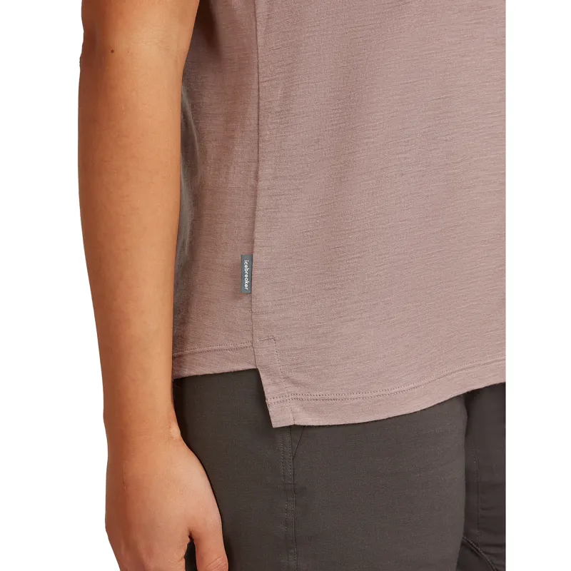 Icebreaker Women's 150 Tech Lite III SS Relaxed T Summit-6