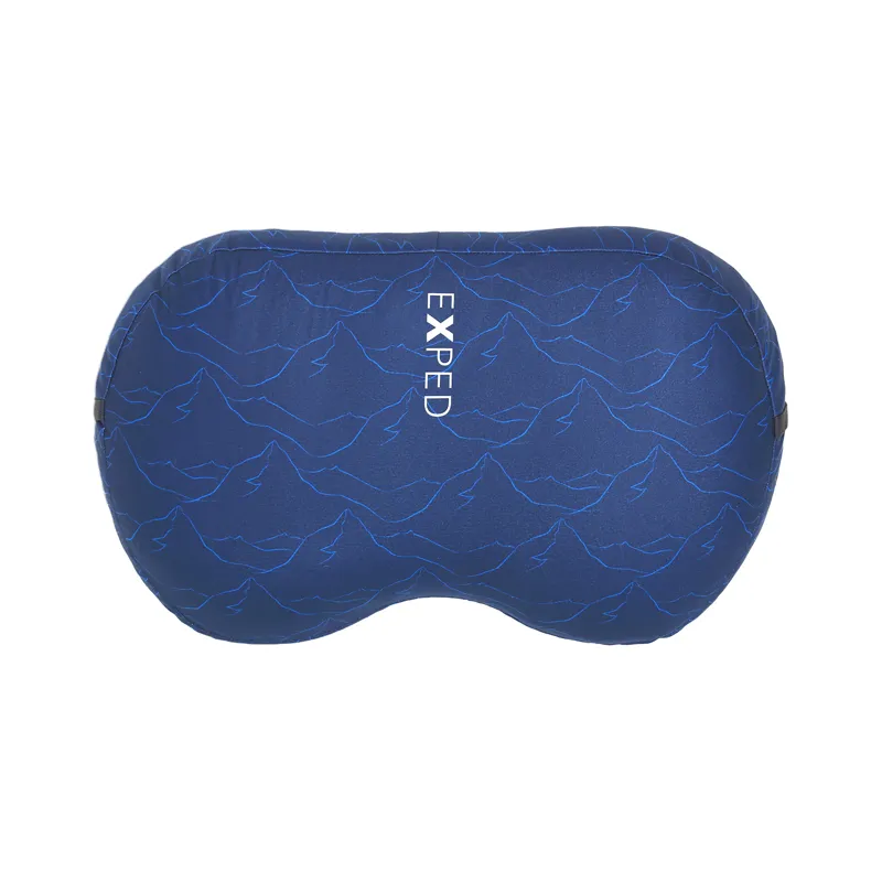 Exped Deep Sleep Pillow Navy Mountain Print