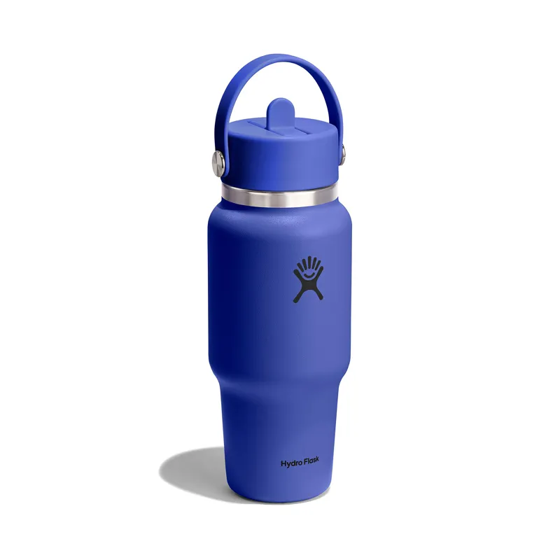 Hydro Flask 24oz Wide Flex Straw Travel Bottle Capri Blue-1