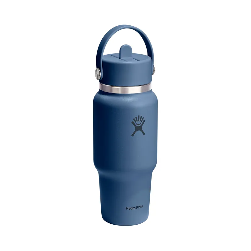 Hydro Flask 24oz Wide Flex Straw Travel Bottle Harbor Blue-1