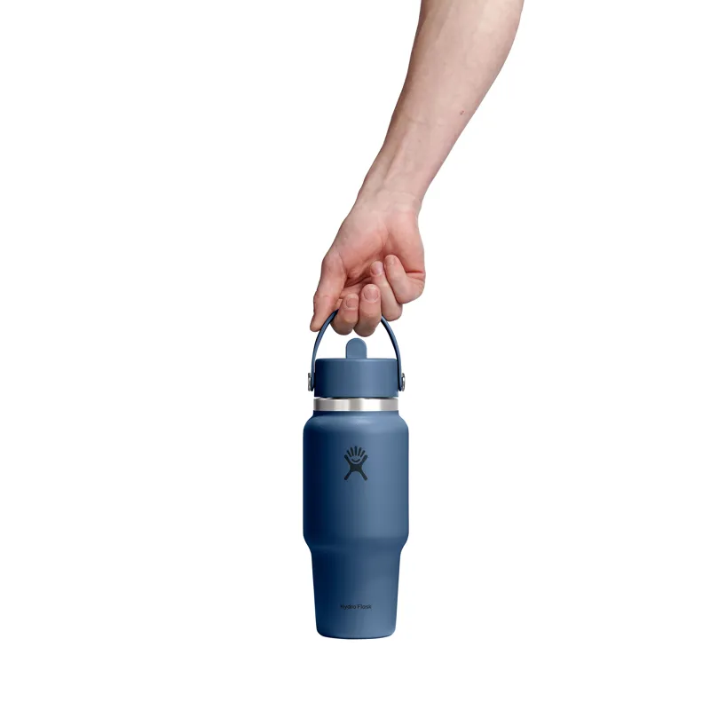 Hydro Flask 24oz Wide Flex Straw Travel Bottle Harbor Blue-2