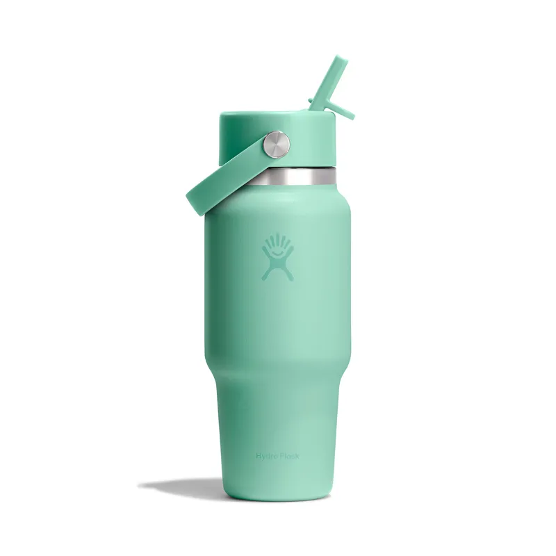 Hydro Flask 24oz Wide Flex Straw Travel Bottle Mermaid Green