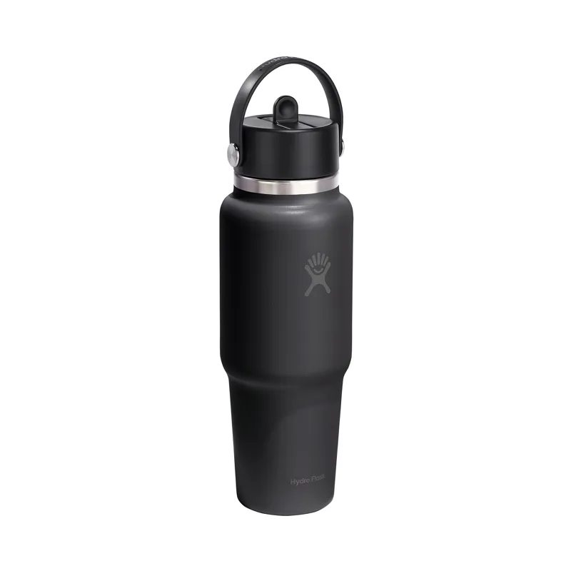 Hydro Flask 32oz Wide Flex Straw Travel Bottle Black-1