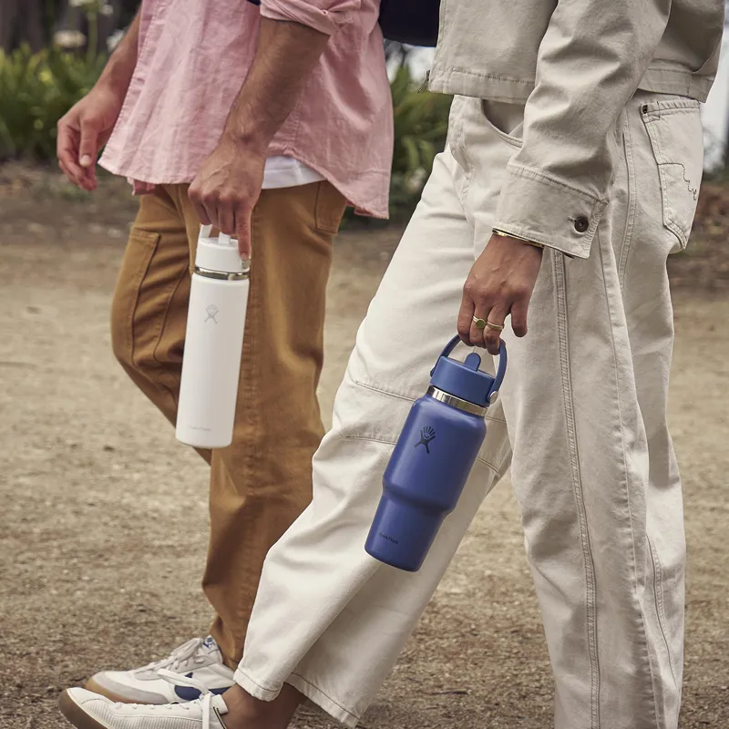 Hydro Flask 32oz Wide Flex Straw Travel Bottle Harbor Blue-3