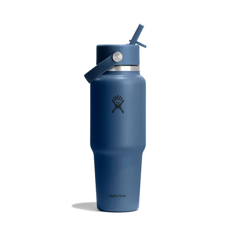 Hydro Flask 32oz Wide Flex Straw Travel Bottle Harbor Blue