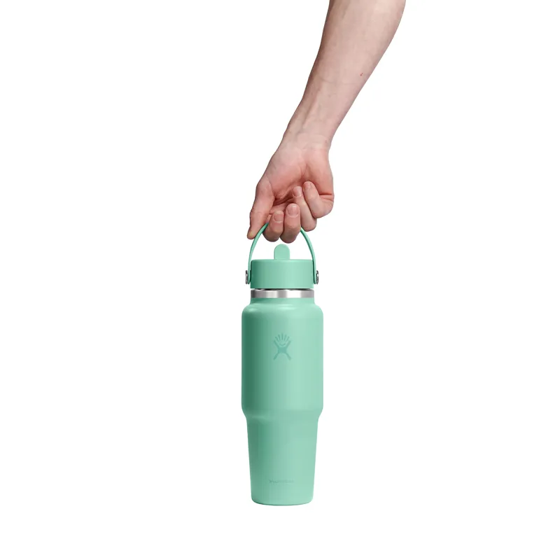 Hydro Flask 32oz Wide Flex Straw Travel Bottle Mermaid Green-2