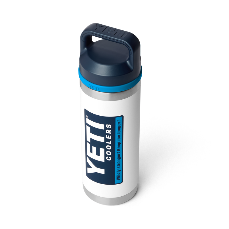 YETI Rambler 18oz Bottle Chug White/Blue-3