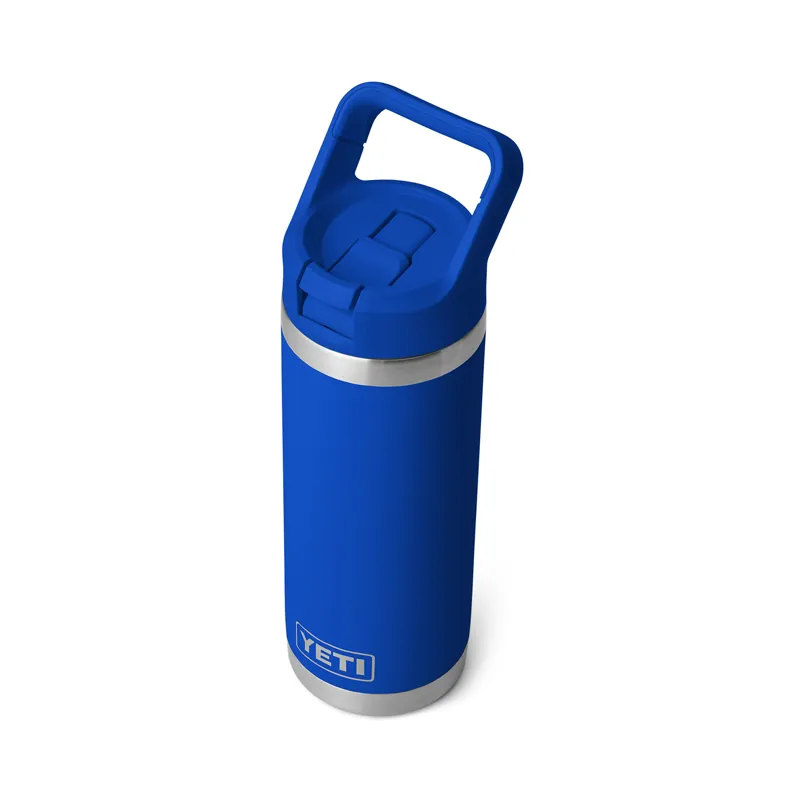 YETI Rambler 18oz Colour Straw Bottle Royal Blue-2