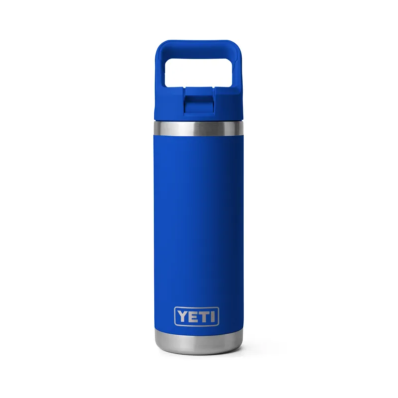 YETI Rambler 18oz Colour Straw Bottle Royal Blue-1