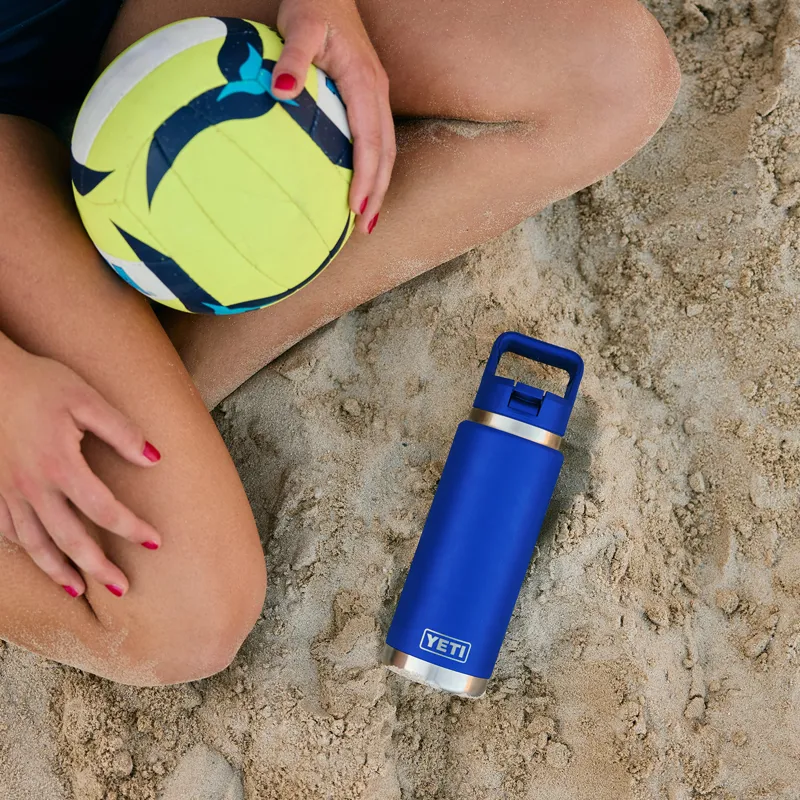 YETI Rambler 18oz Colour Straw Bottle Royal Blue-5