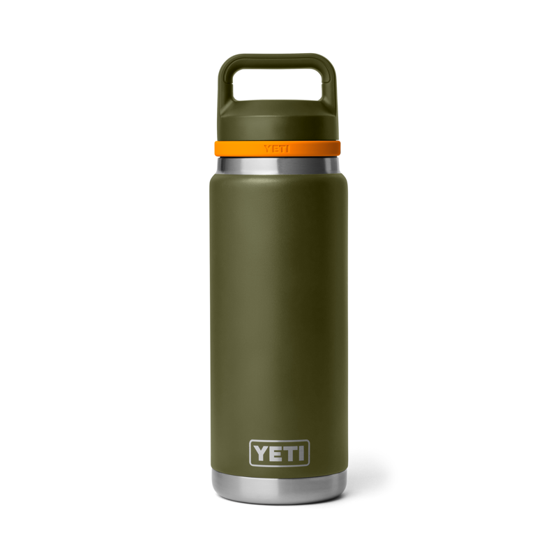 YETI Rambler 26oz Colour Bottle Chug Olive King Crab Orange