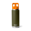 YETI Rambler 26oz Colour Straw Bottle Olive/King Crab Orange