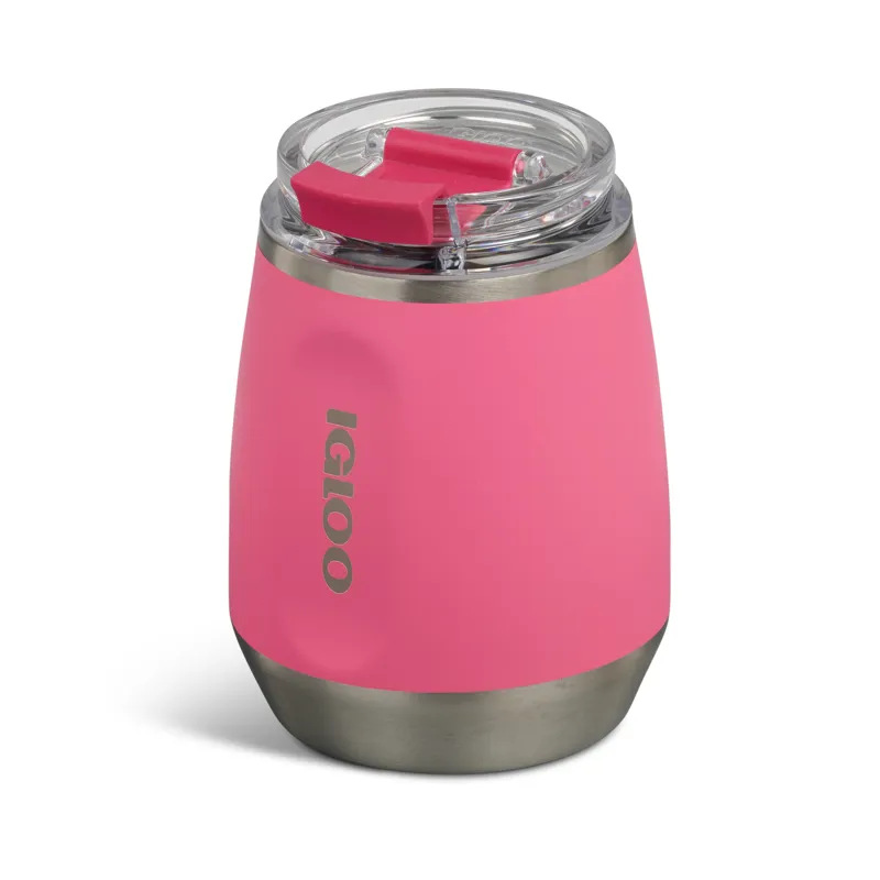 Igloo Wine Tumbler 10oz Thrift Pink-3