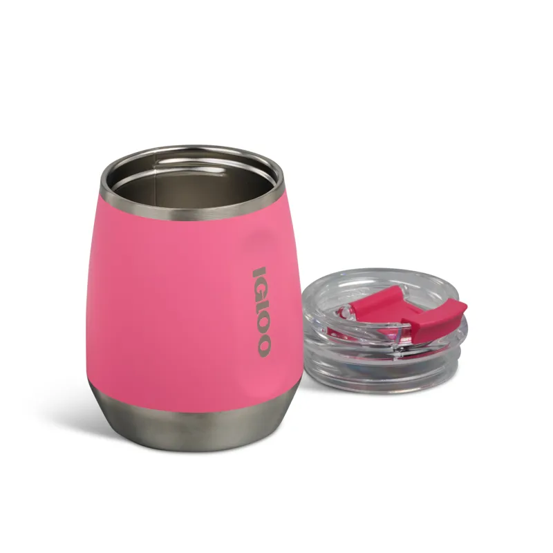 Igloo Wine Tumbler 10oz Thrift Pink-6