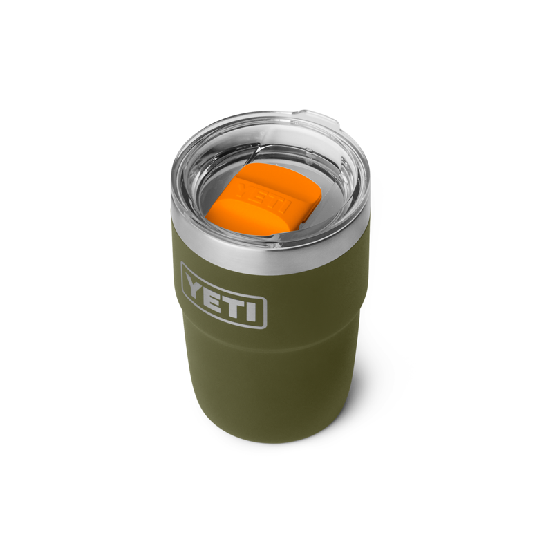YETI Rambler 8oz Ceramic Lining Cup Olive/King Crab Orange-4