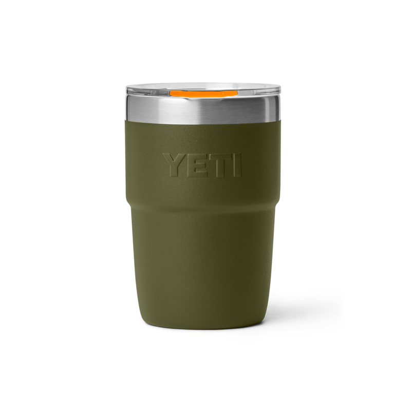 YETI Rambler 8oz Ceramic Lining Cup Olive/King Crab Orange-1