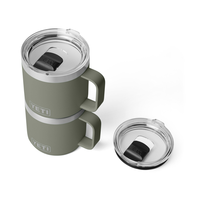 YETI Rambler 14oz Ceramic Lining Mug Pampa Green-4