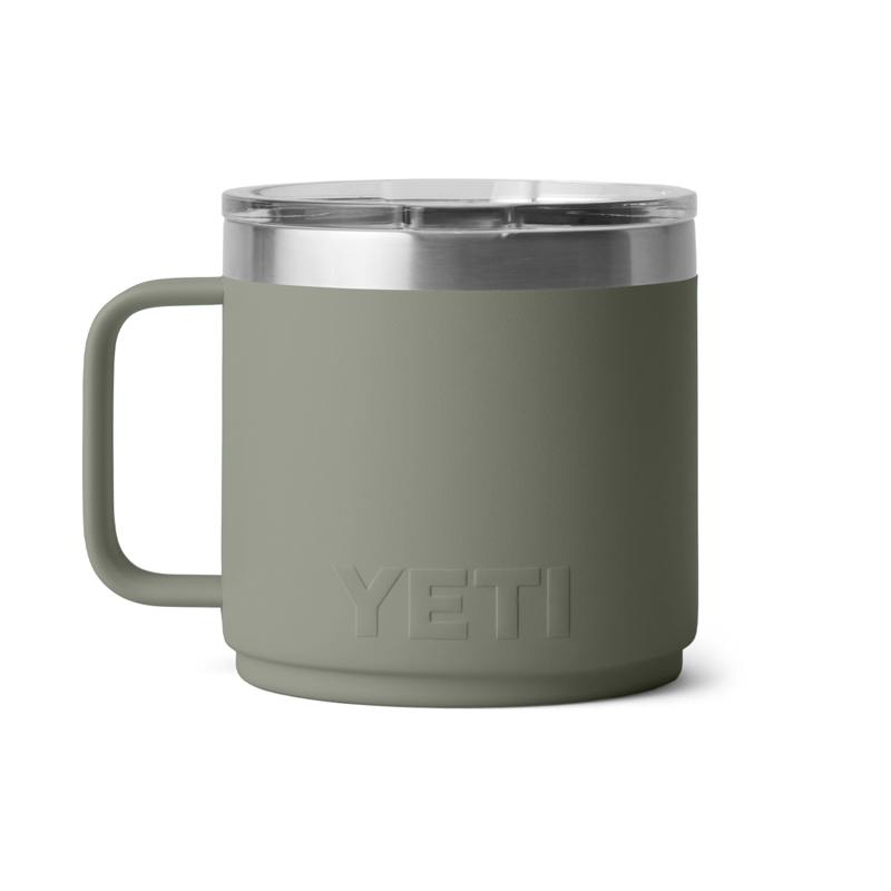YETI Rambler 14oz Ceramic Lining Mug Pampa Green-1