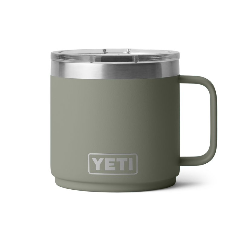 YETI Rambler 14oz Ceramic Lining Mug Pampa Green