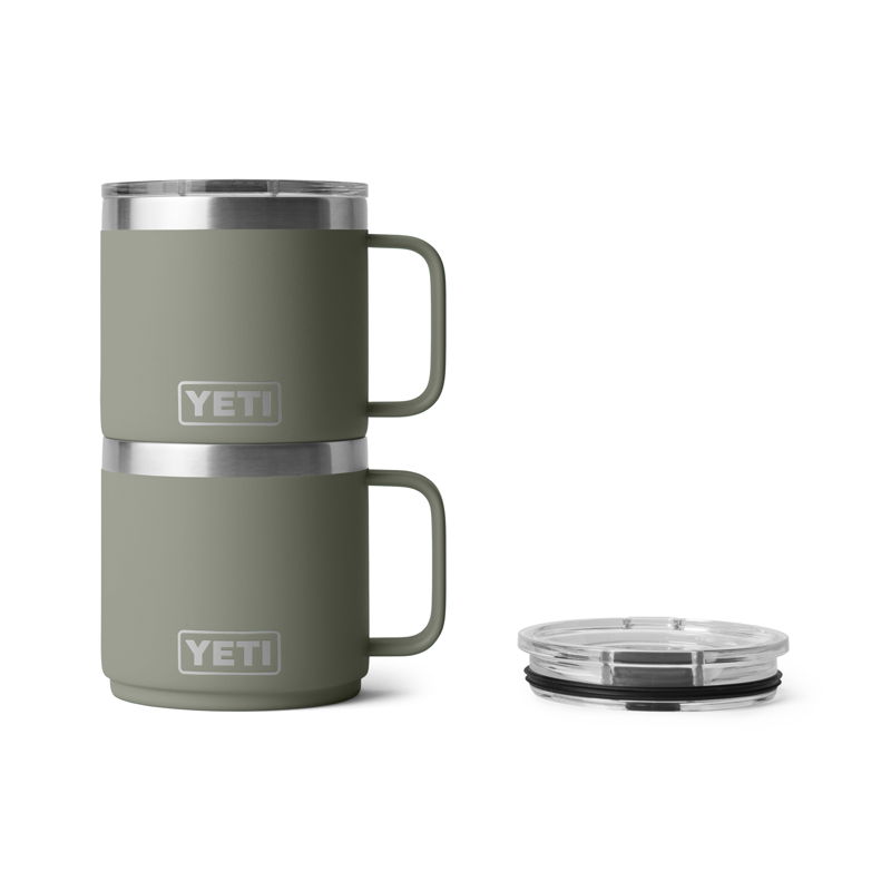 YETI Rambler 14oz Ceramic Lining Mug Pampa Green-2