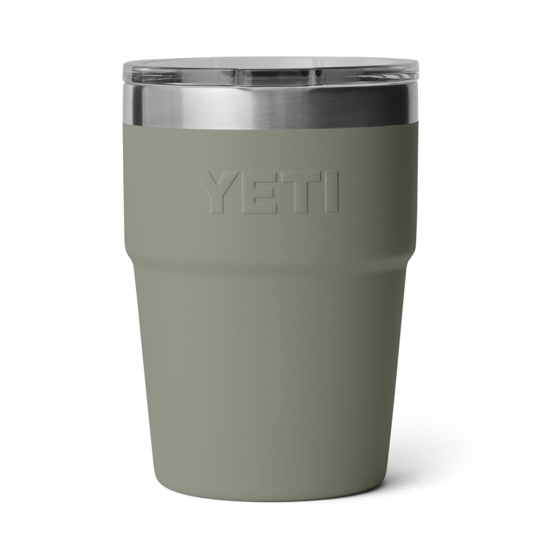 YETI Rambler 16oz Stackable Cup Pampa Green-1