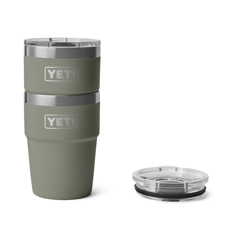 YETI Rambler 16oz Stackable Cup Pampa Green-3