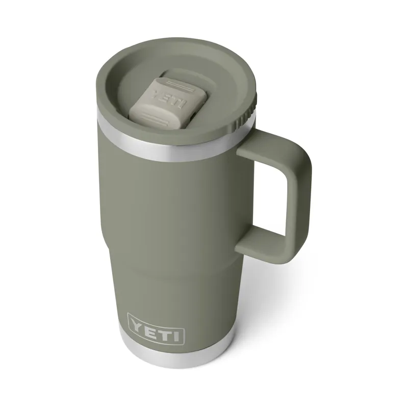 YETI Rambler 20oz Travel Mug Pampa Green-3