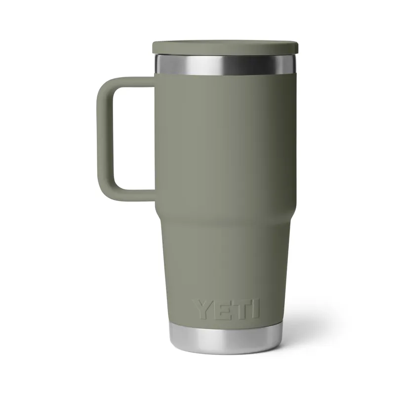 YETI Rambler 20oz Travel Mug Pampa Green-1