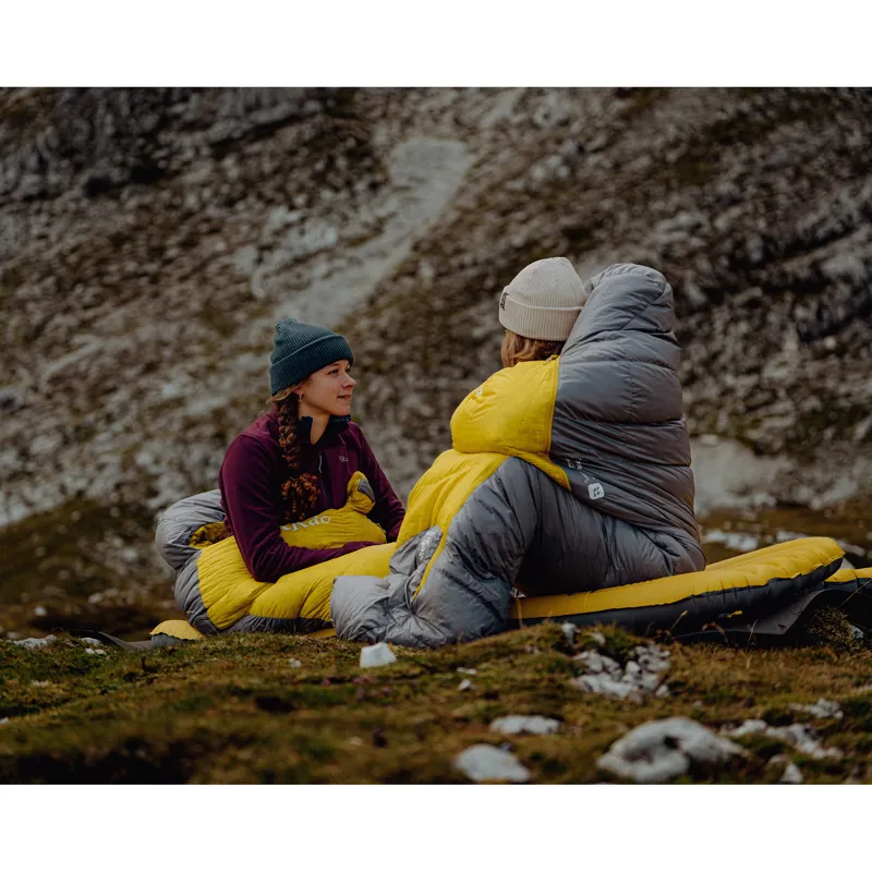 Rab Women's Neutrino -6C / 20F Sleeping Bag - Long - Left Zip Zinc/ Pollen-5