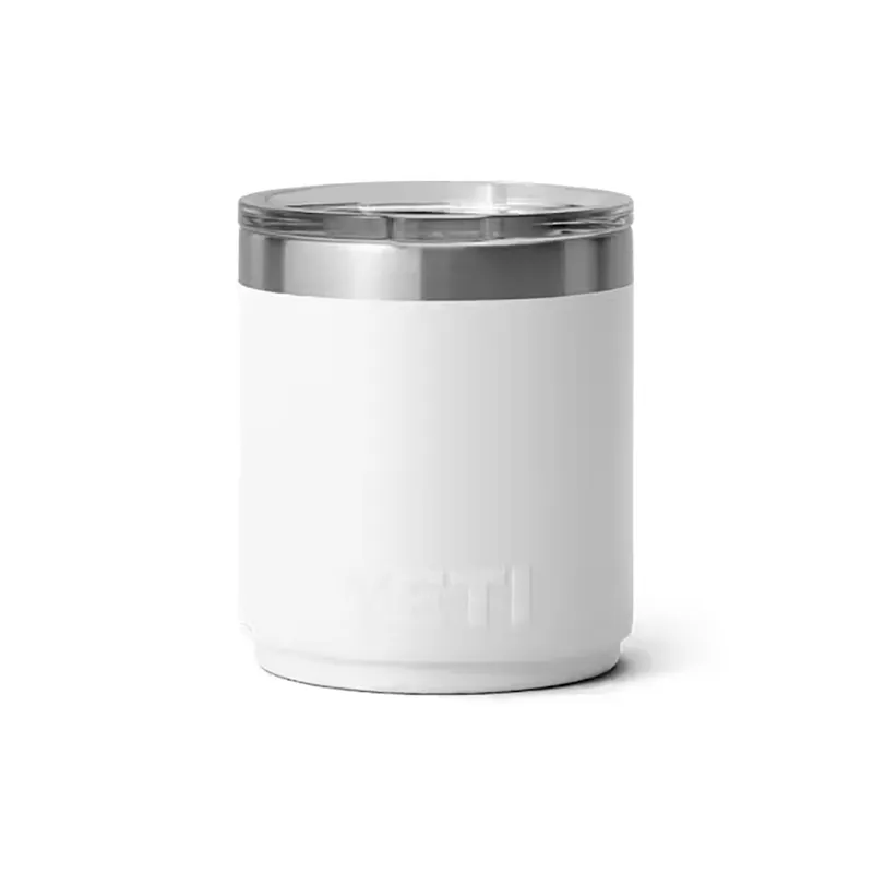 YETI Rambler 10oz Ceramic Lining Lowball Tumbler White-1